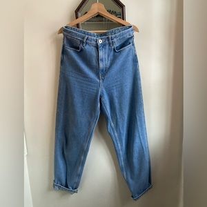 COS high waist tapered leg jeans 27